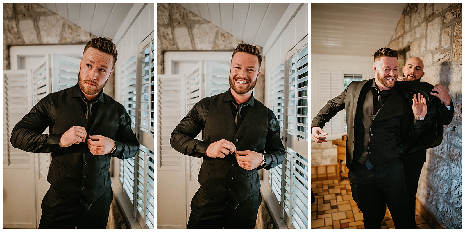 Groom Getting Ready Photography