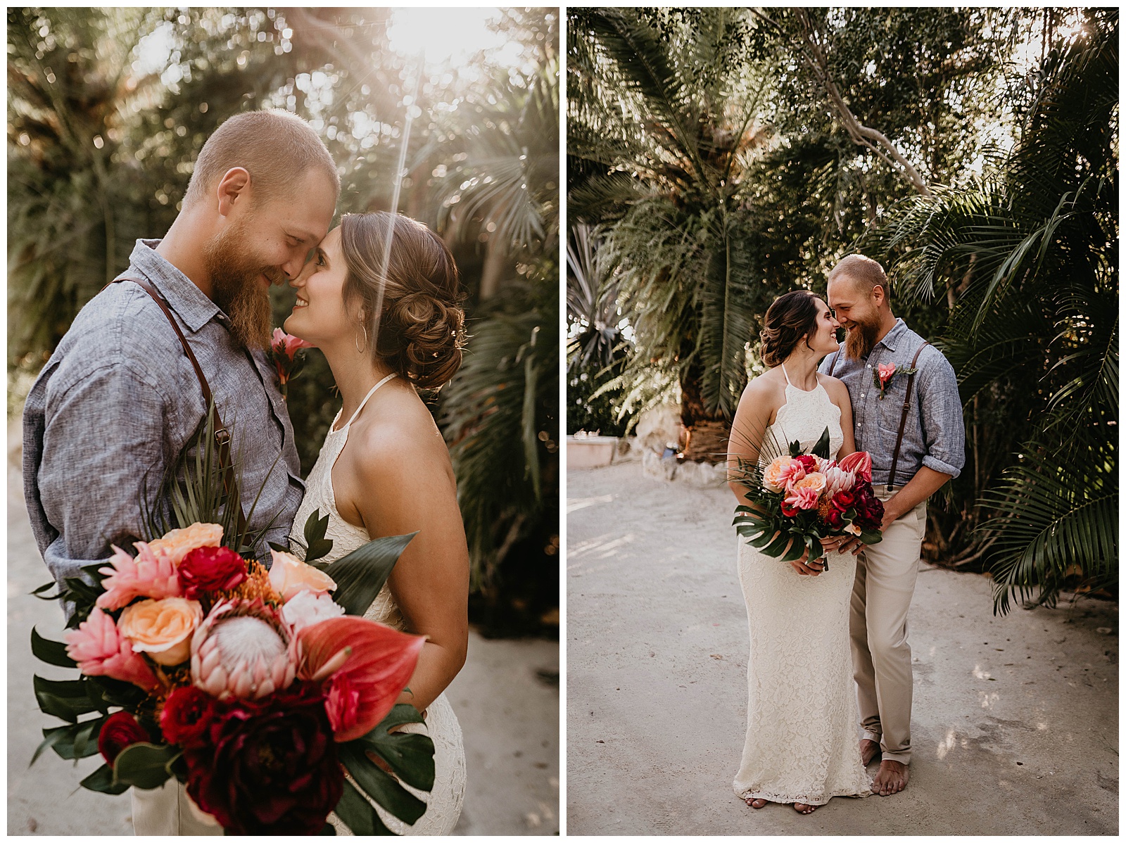 Islamorada Beach Wedding Bride and Groom Portraits