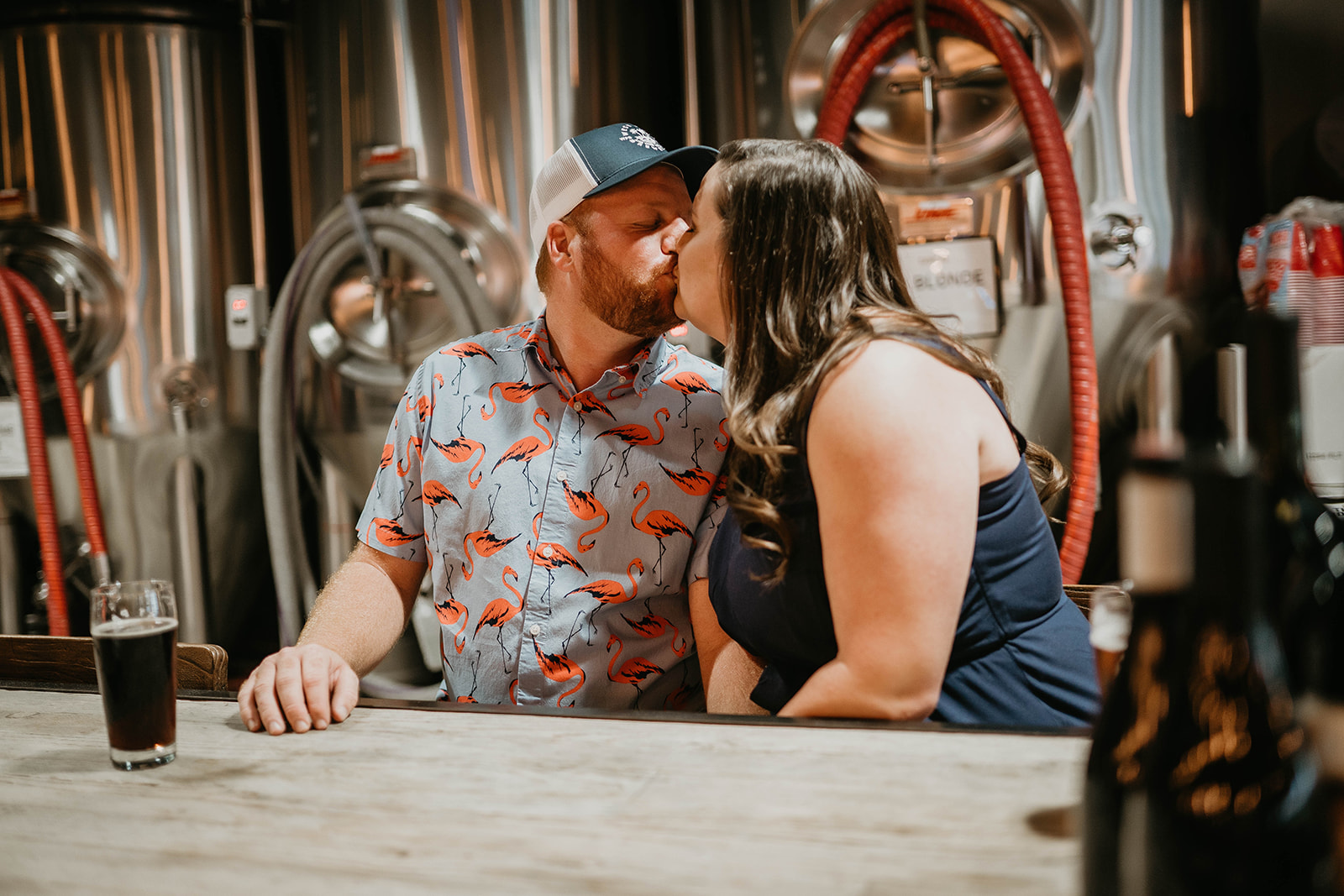 West Palm Beach Brewery Engagement Photography