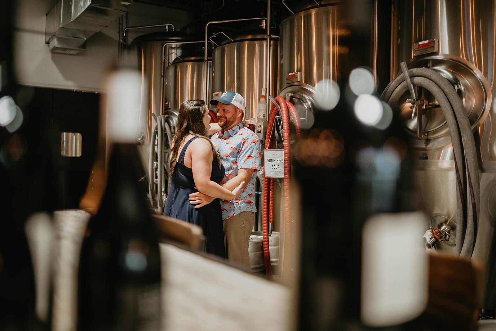 West Palm Beach Brewery Engagement Photography