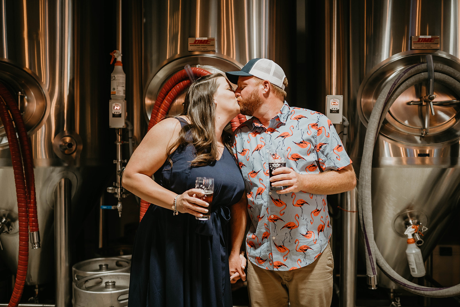 West Palm Beach Brewery Engagement Photography