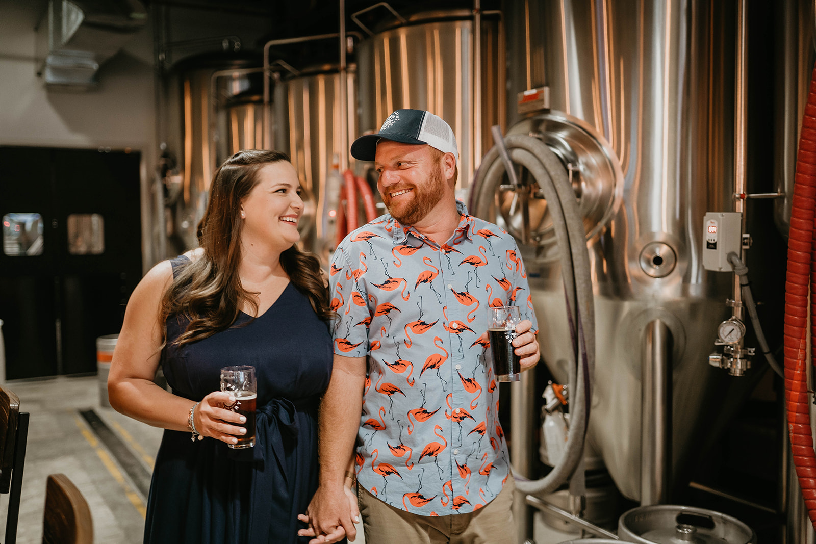 West Palm Beach Brewery Engagement Photography