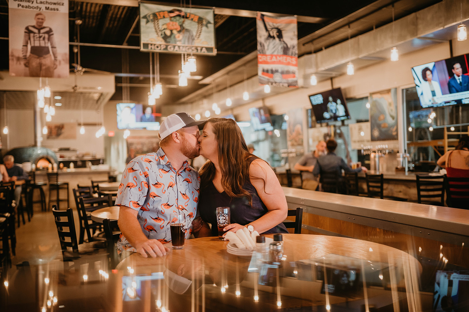West Palm Beach Brewery Engagement Photography