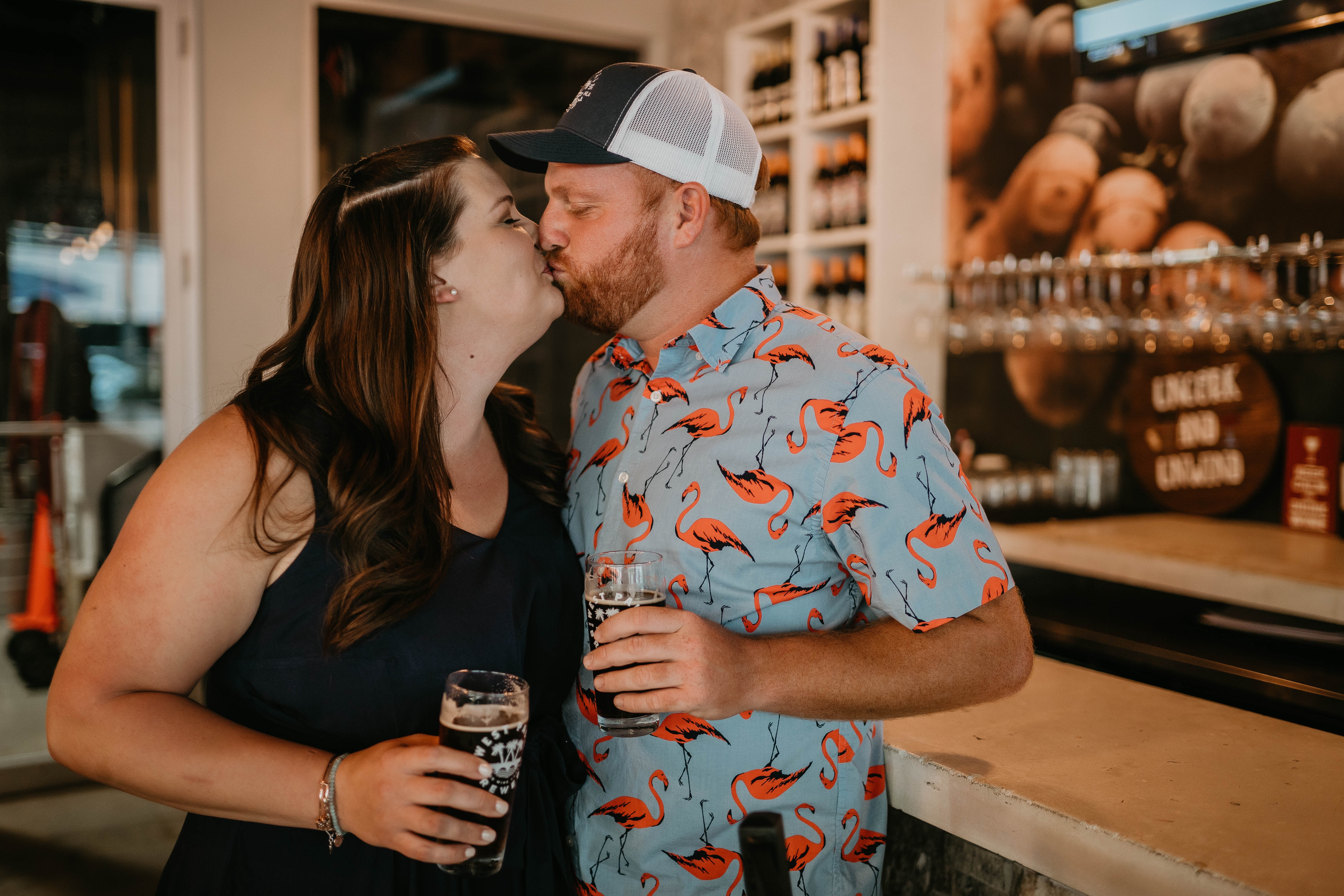West Palm Beach Brewery Engagement Photography