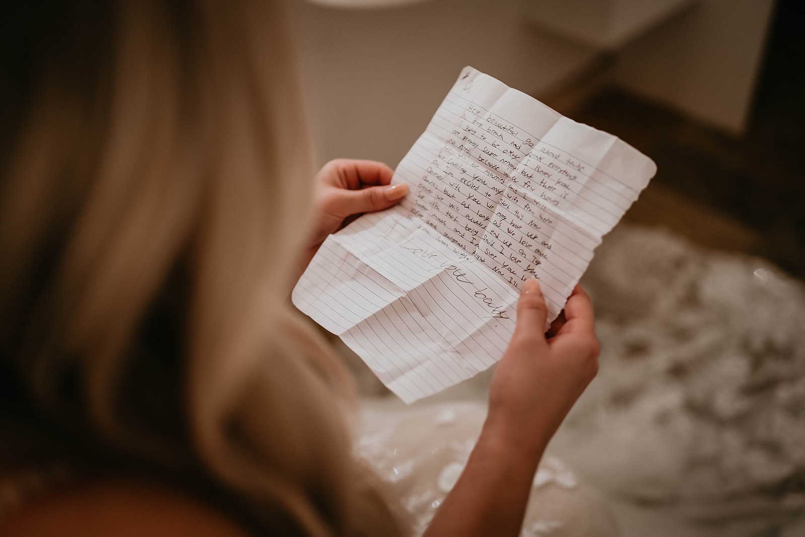 Letters for Couple on Wedding Day