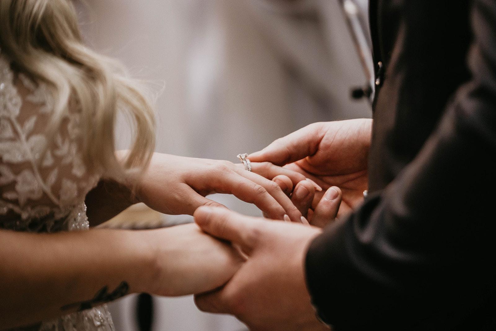 Exchanging of Rings Wedding Ceremony