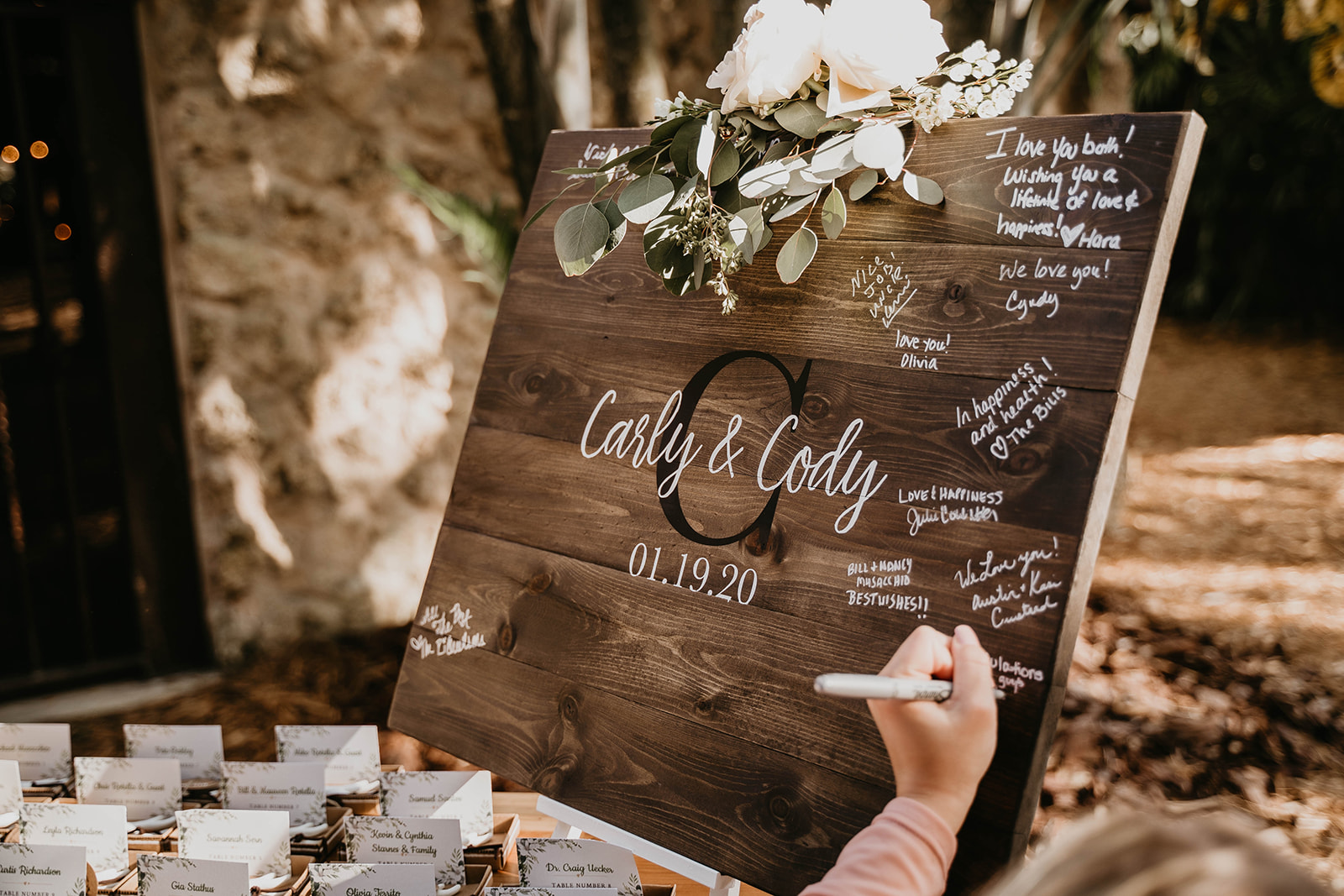 Rustic Wedding Guest Book Inspiration