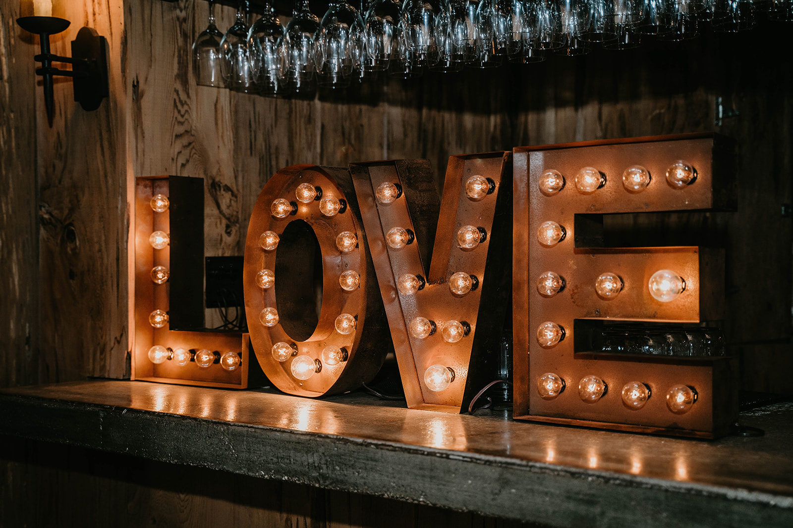 Cooper Estate Wedding Reception Details