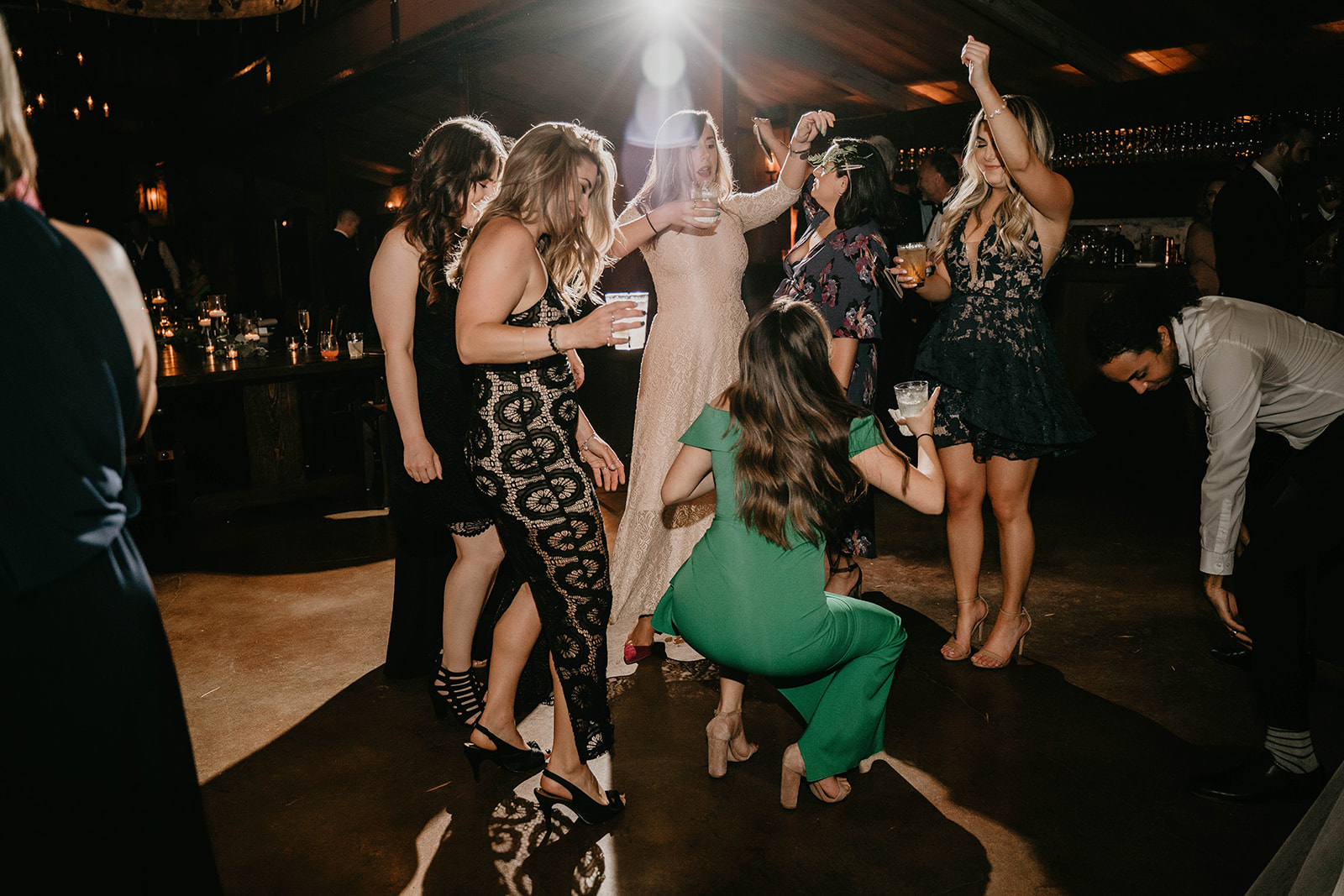 Cooper Estate Wedding Reception Guests