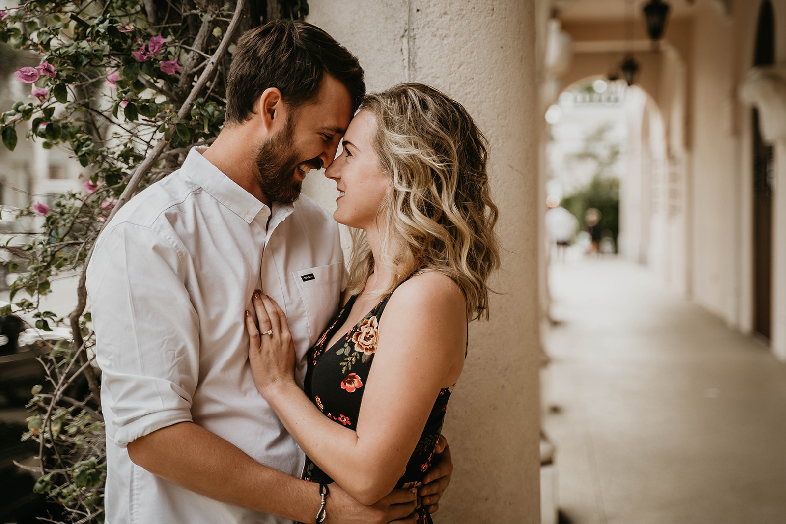 Worth Ave Palm Beach Engagement Photography