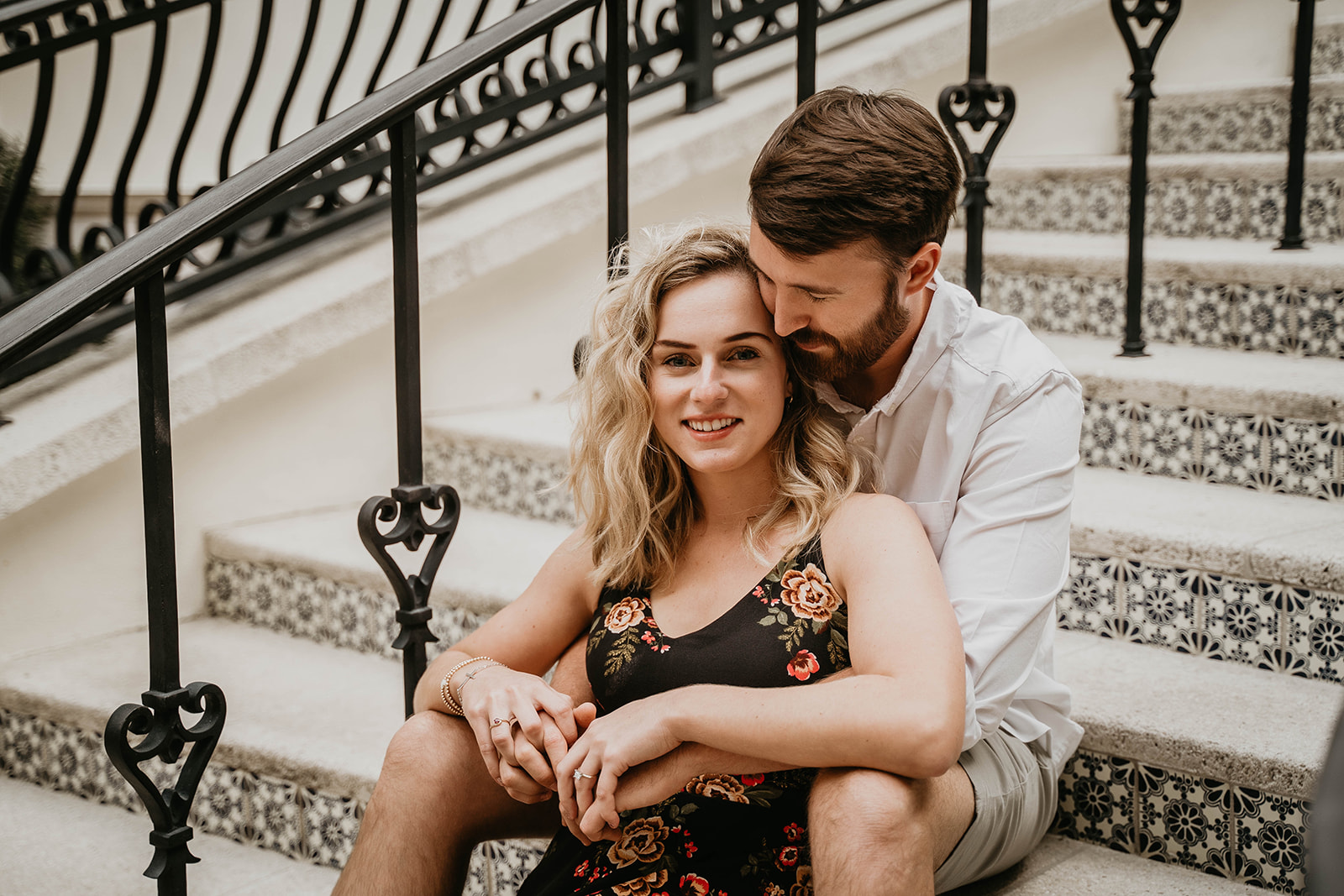 Worth Ave Palm Beach Engagement Photography
