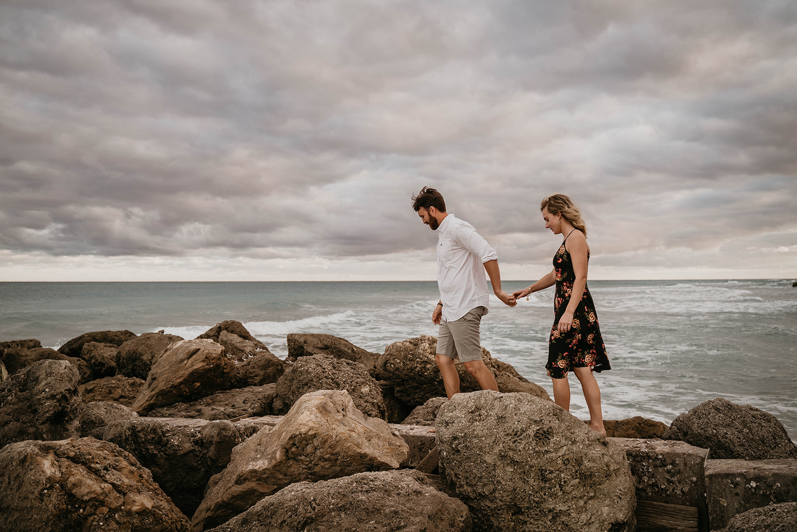 Worth Ave Palm Beach Engagement Photography