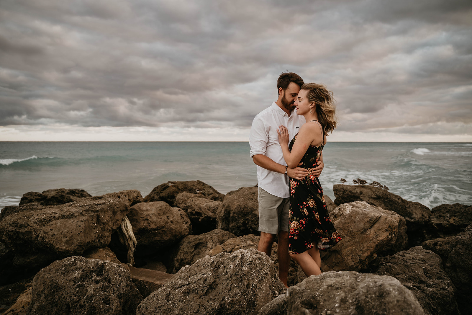 Worth Ave Palm Beach Engagement Photography