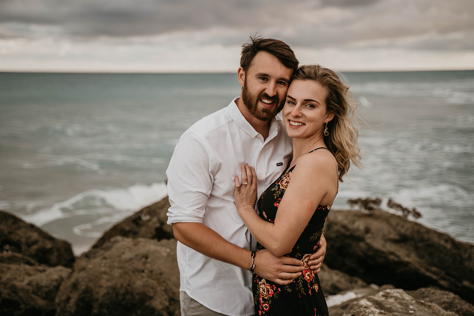 Worth Ave Palm Beach Engagement Photography