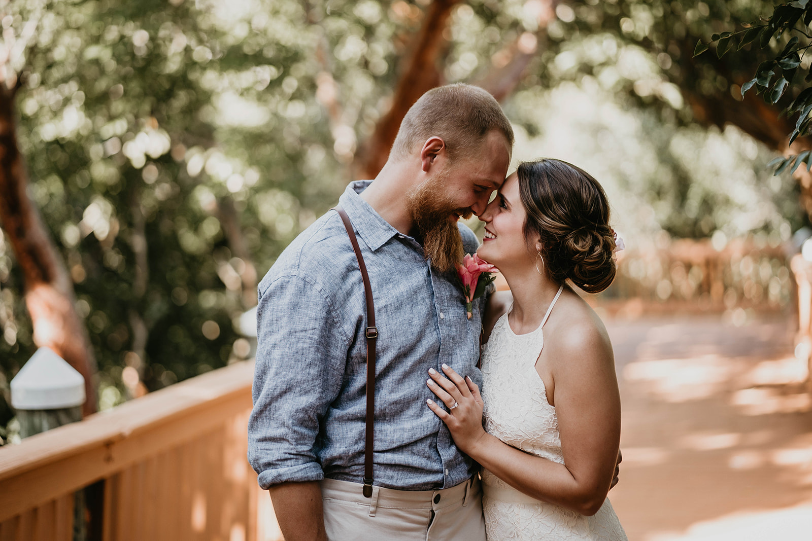 Beach First Look Bride and Groom Photos