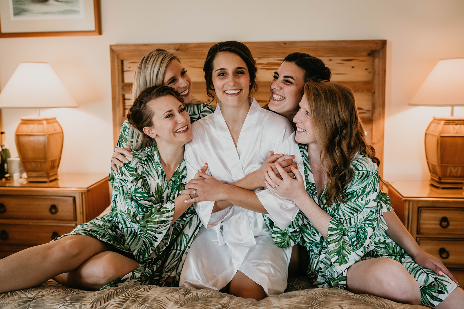 Beach Bridal Getting Ready Photos