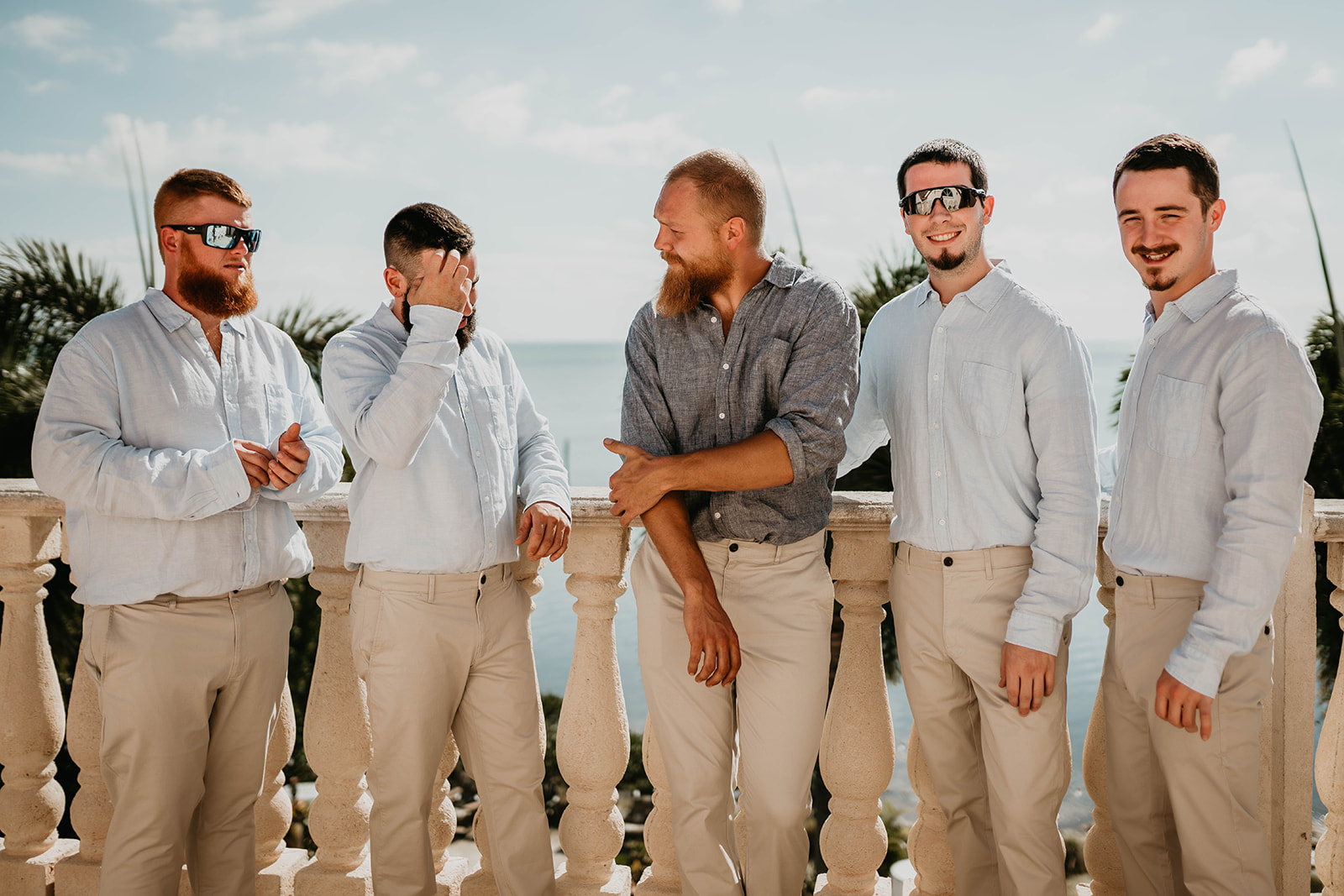 Beach Groom Getting Ready Photos