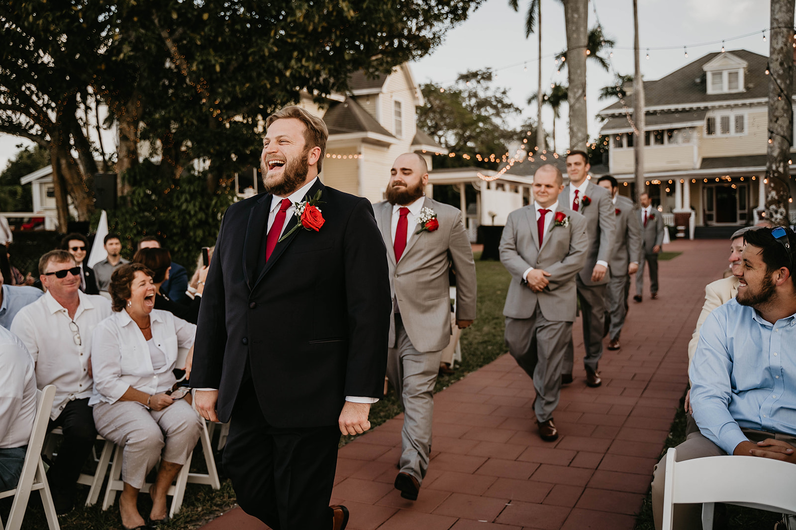Wedding Ceremony Photography at the Heitman House
