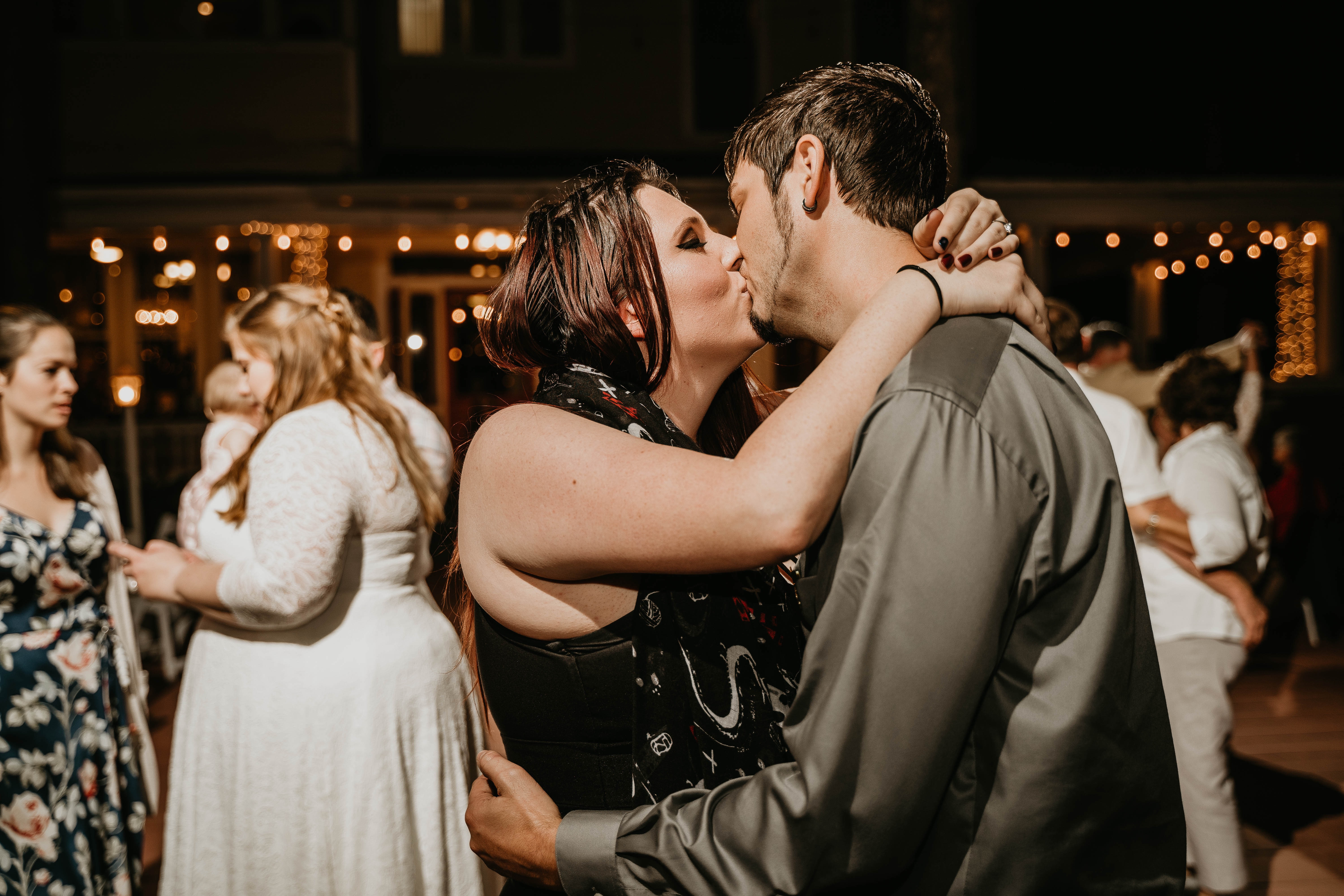 Wedding Reception Guests at the Heitman House
