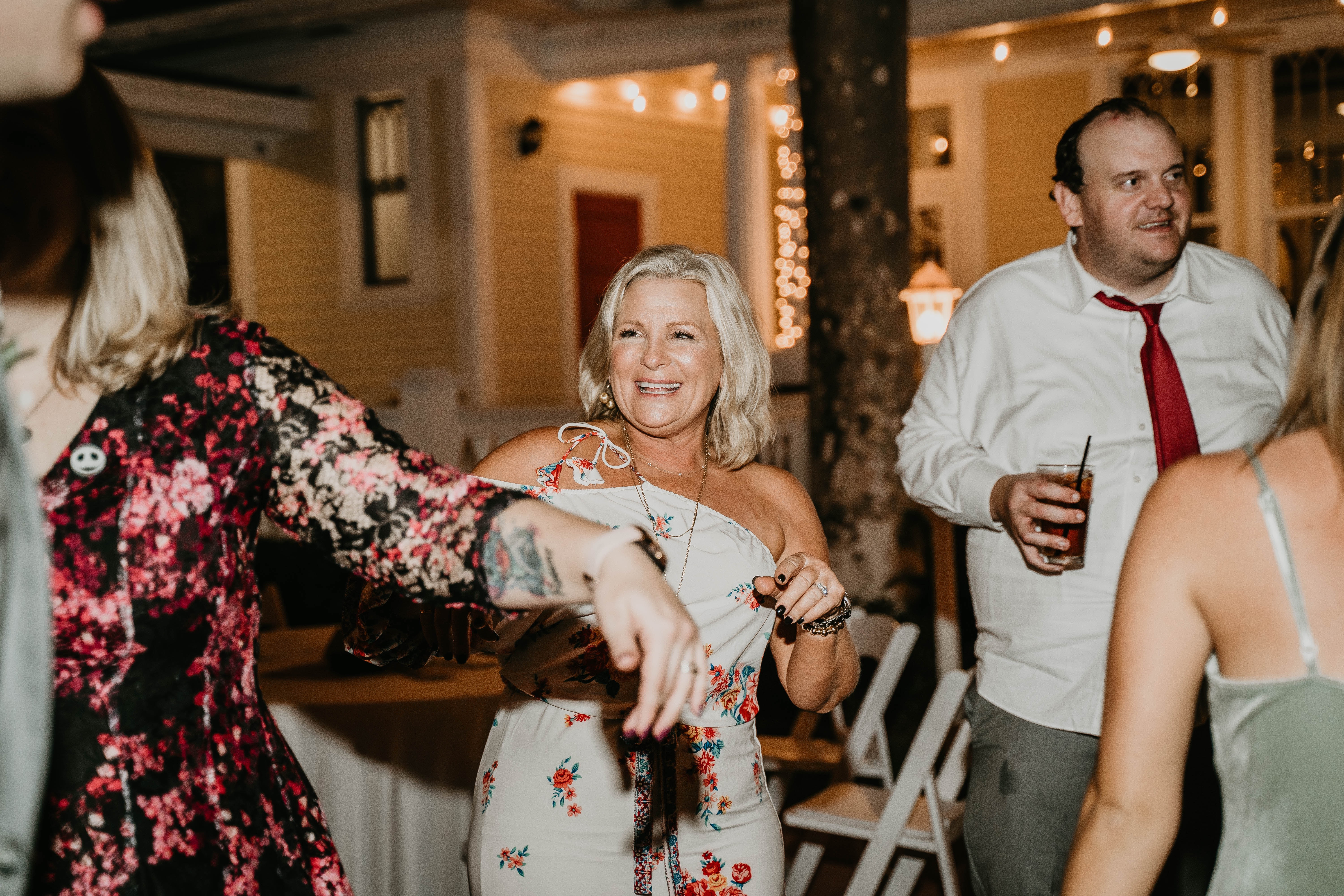 Wedding Reception Guests at the Heitman House