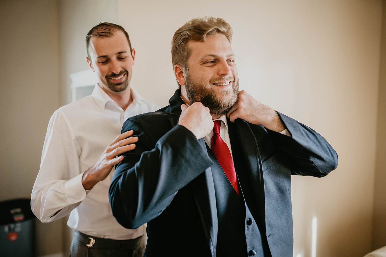 The Heitman House Groom Getting Ready Photography