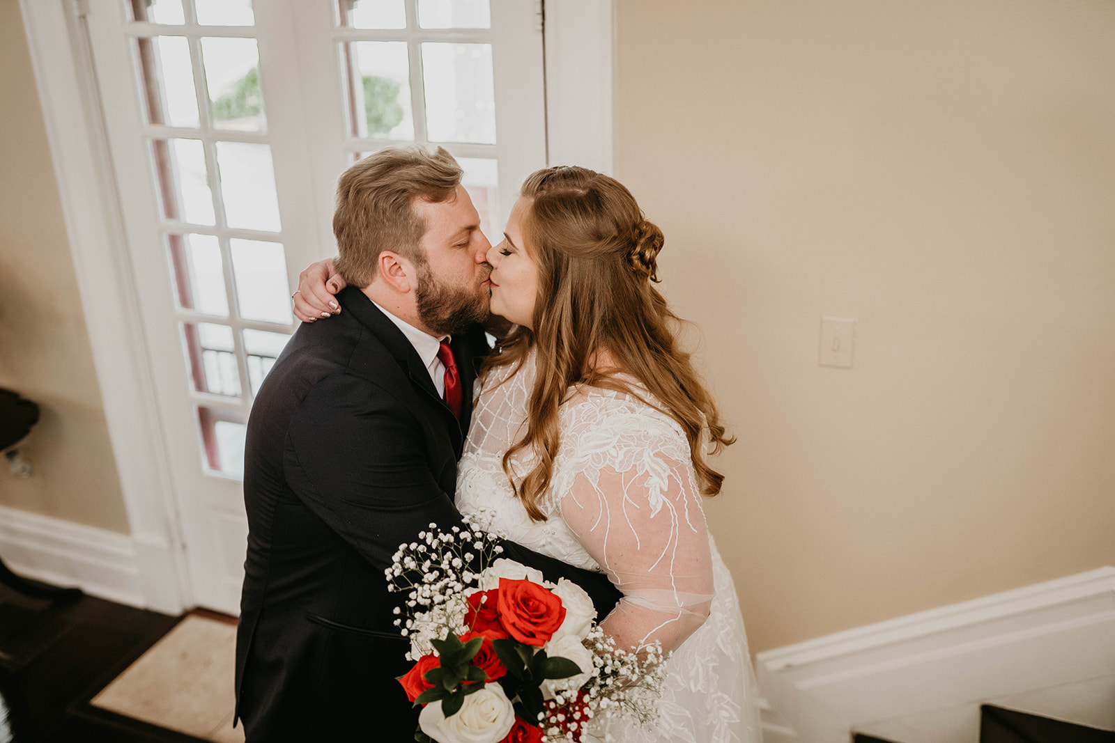 The Heitman House First Look Wedding Photography