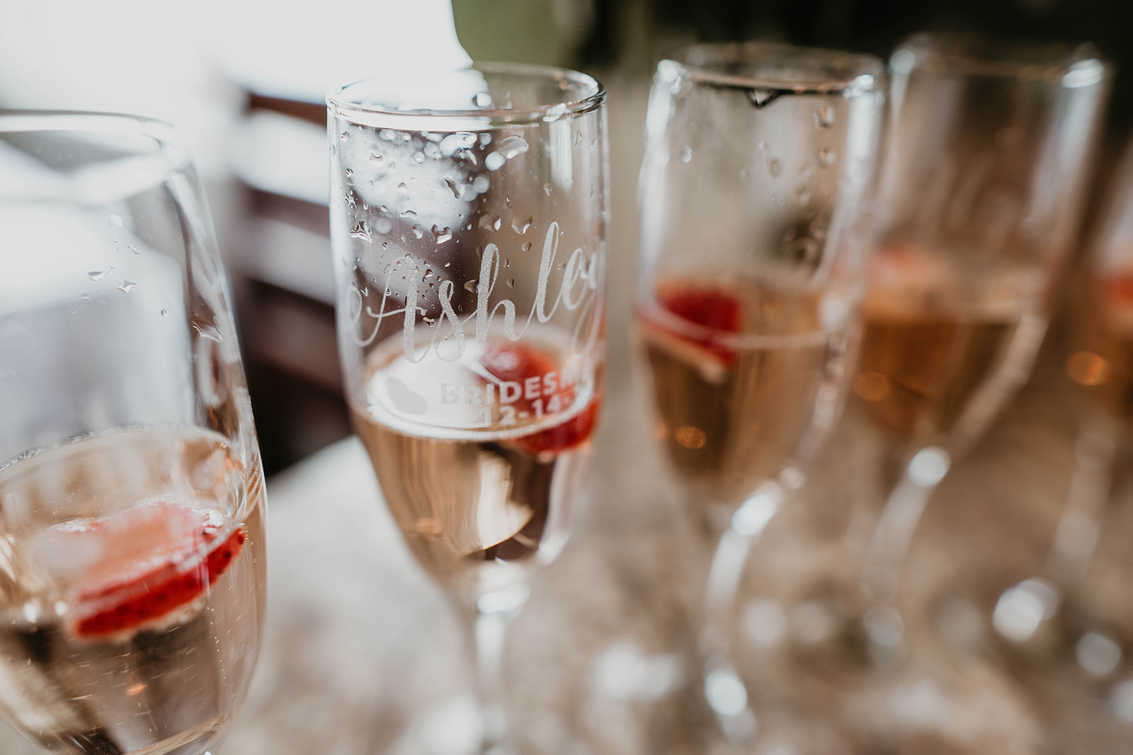 Bridal Party Champagne Getting Ready Photos