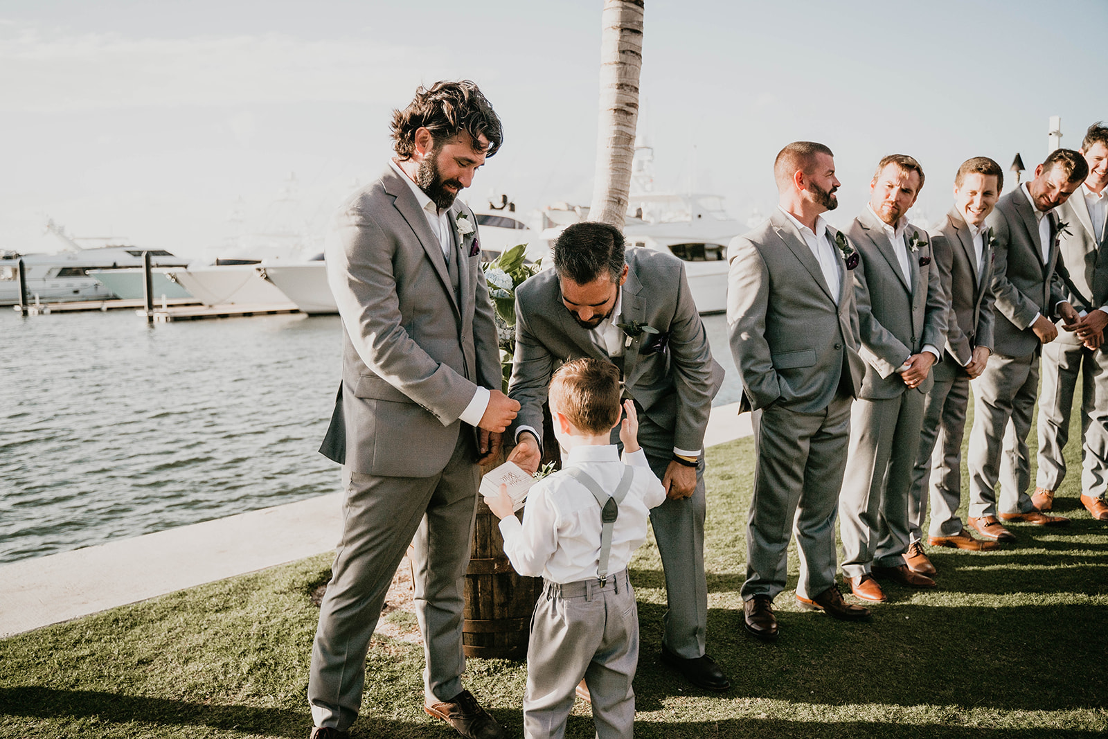 Waterfront Sailfish Marina Wedding Ceremony