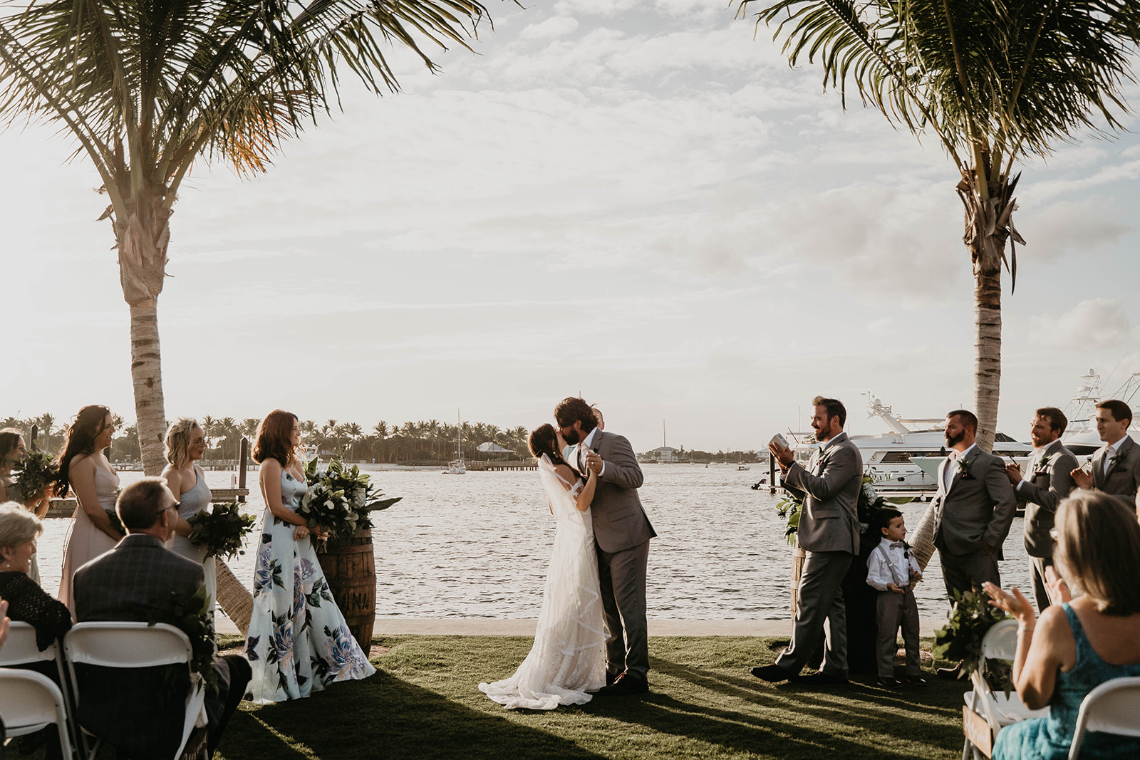 Waterfront Sailfish Marina Wedding Ceremony
