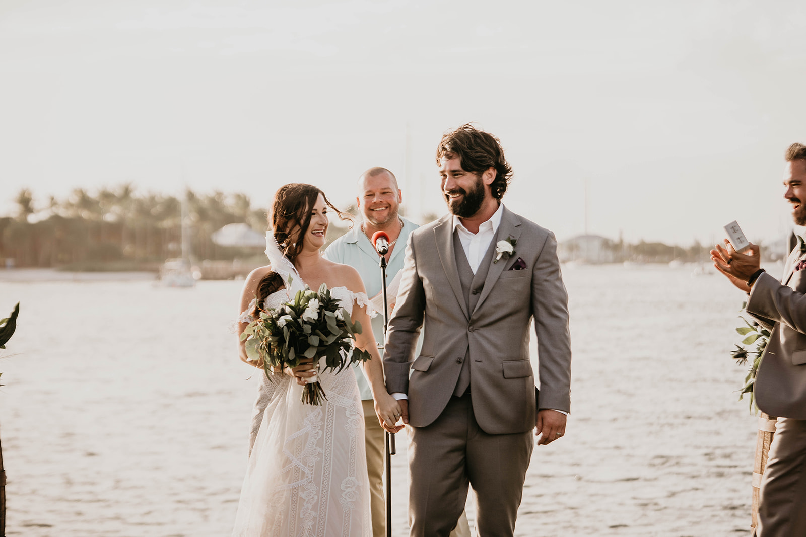 Waterfront Sailfish Marina Wedding Ceremony