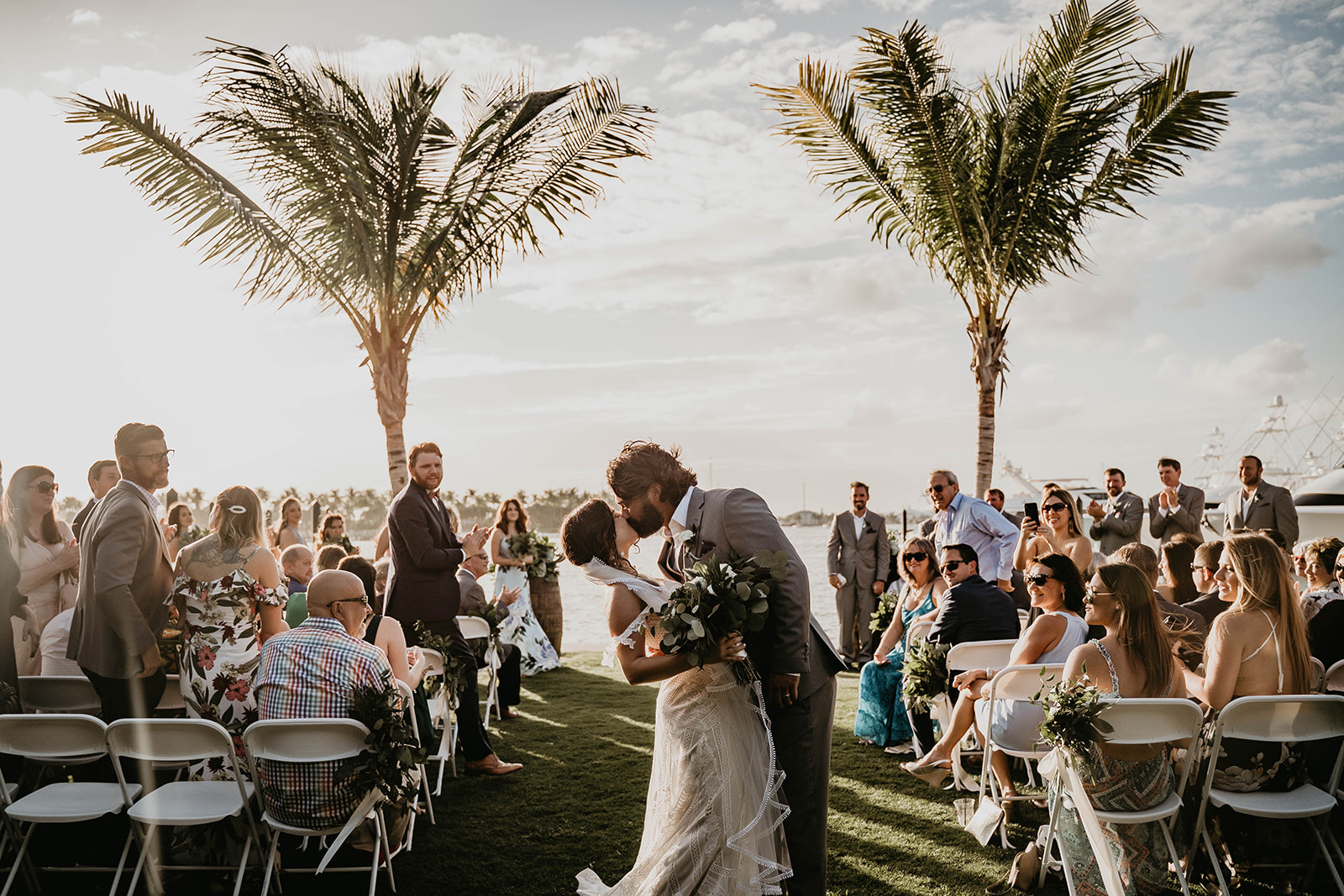 Waterfront Sailfish Marina Wedding Ceremony