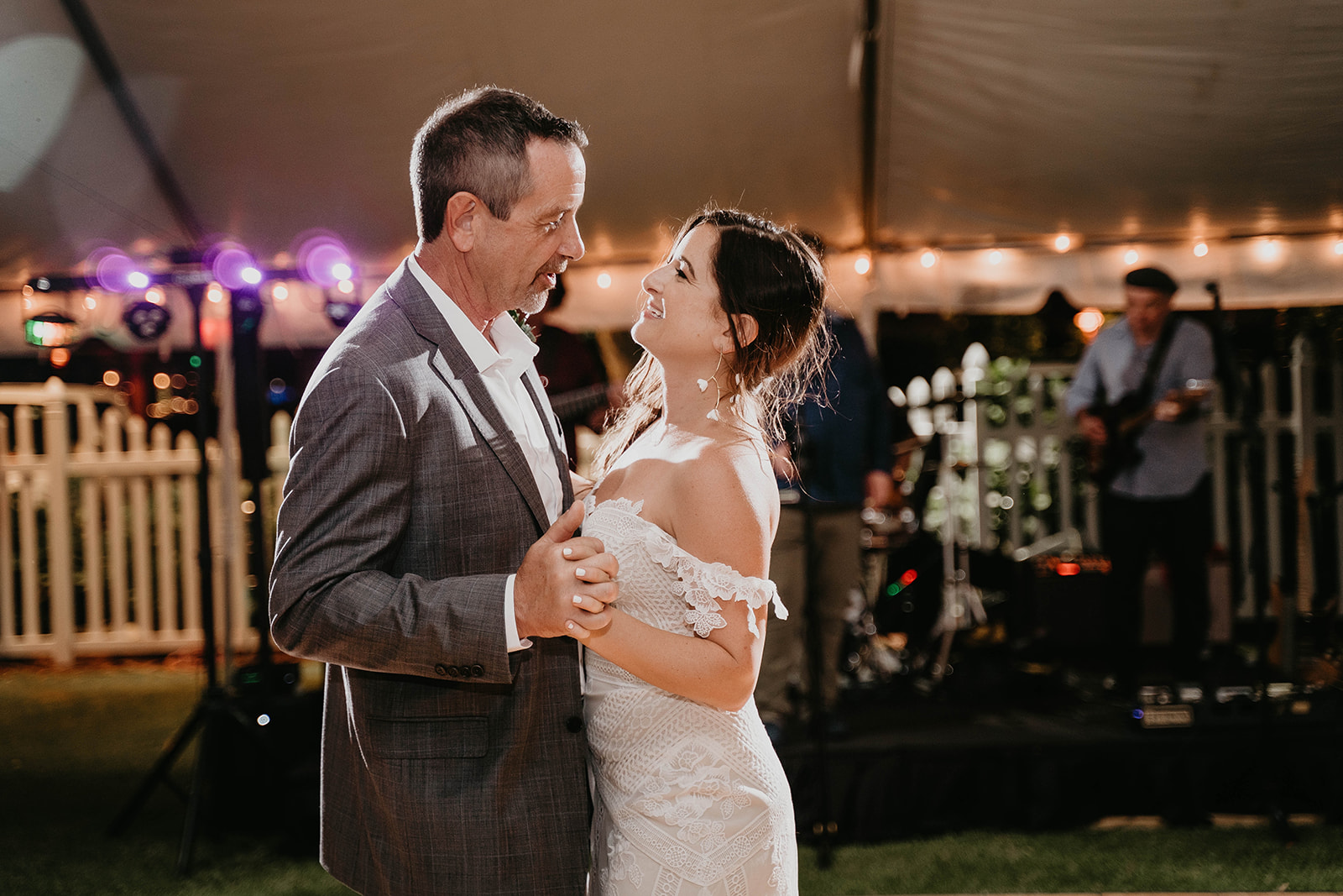 Waterfront Sailfish Marina Wedding Reception Father Daughter Dance