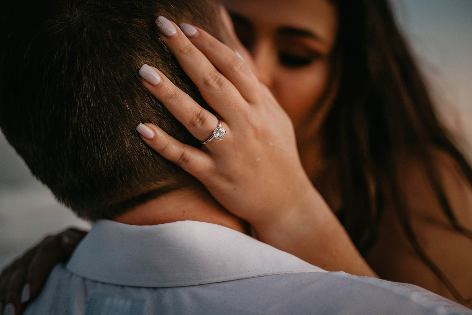 Florida Ocean Water Engagement Photography