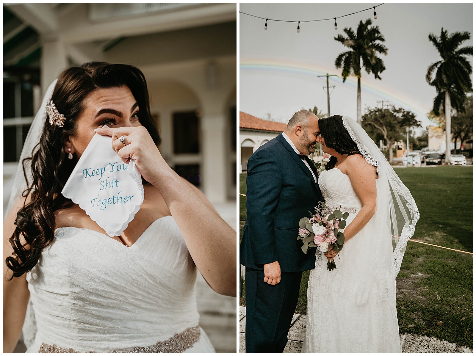 Delray Beach Florida Cornell Art Museum First Look Wedding Photography 