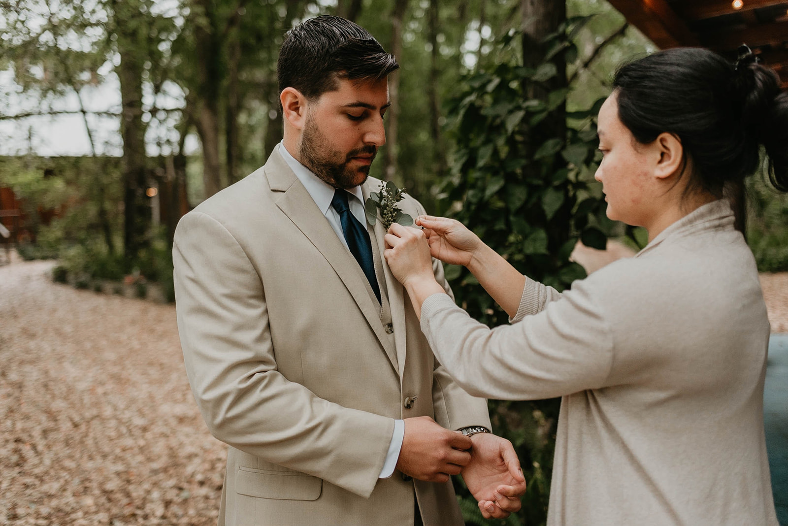 Groom Getting Ready Wedding Photography