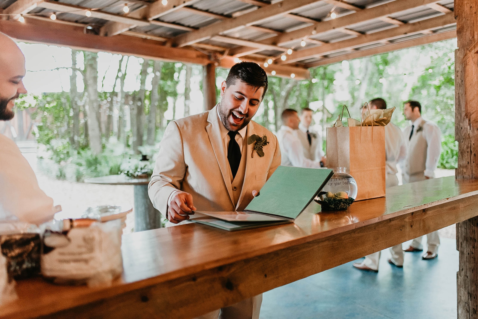 Rustic Groom Wedding Portrait Photography