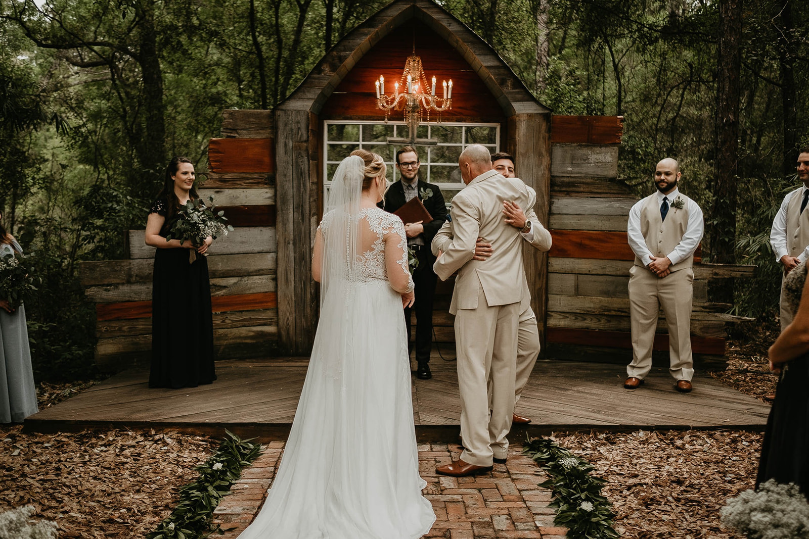 Bridle Oaks Barn Central Florida Rustic Wedding Ceremony Photography