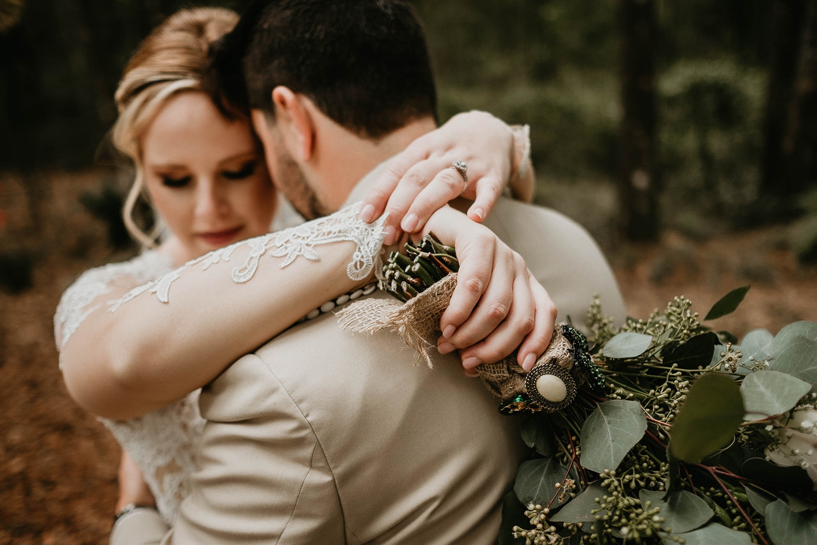 Bridle Oaks Barn Central Florida Rustic Wedding Bride and Groom Portrait Photography