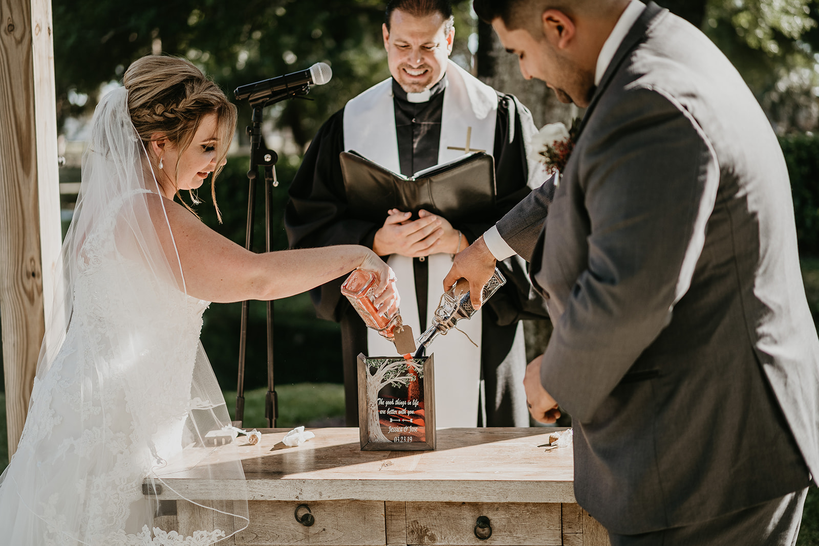Rustic Magnolia Manor Vero Beach Wedding Ceremony Photography