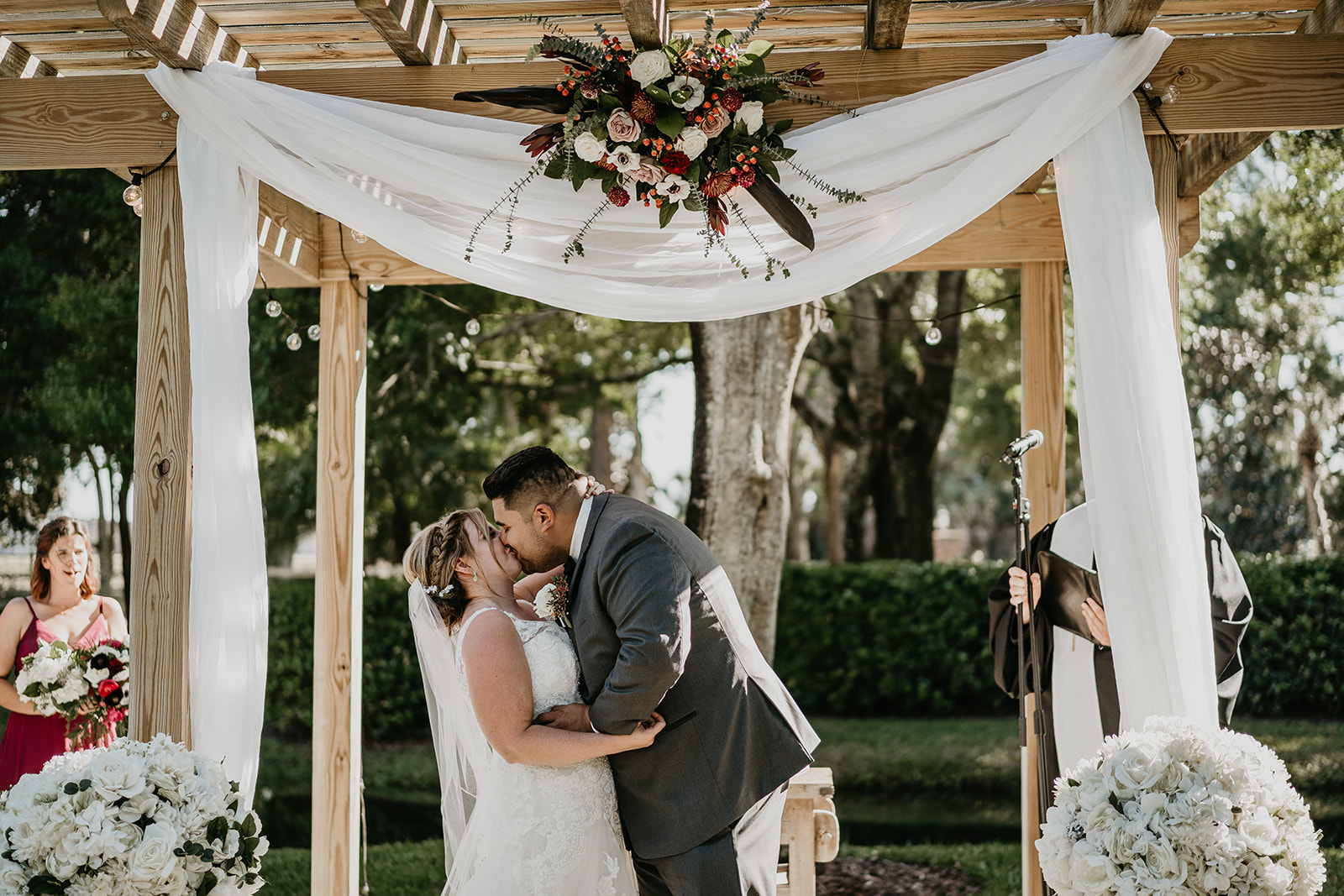 Rustic Magnolia Manor Vero Beach Wedding Ceremony Photography