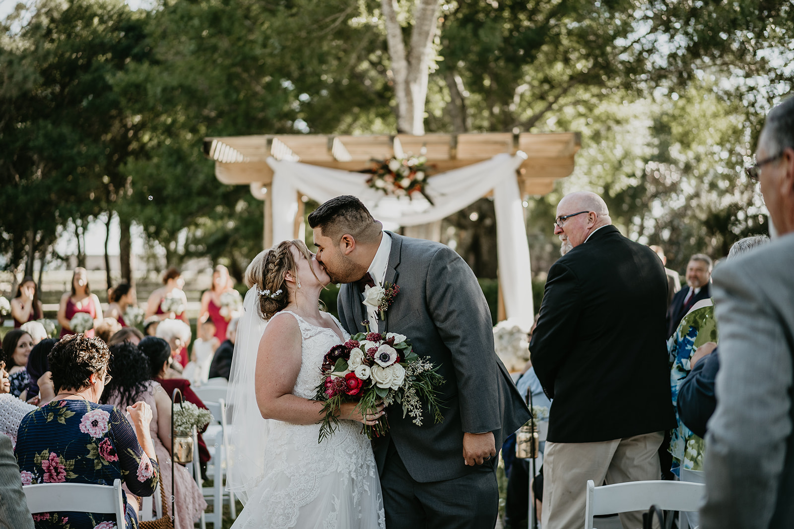 Rustic Magnolia Manor Vero Beach Wedding Ceremony Photography