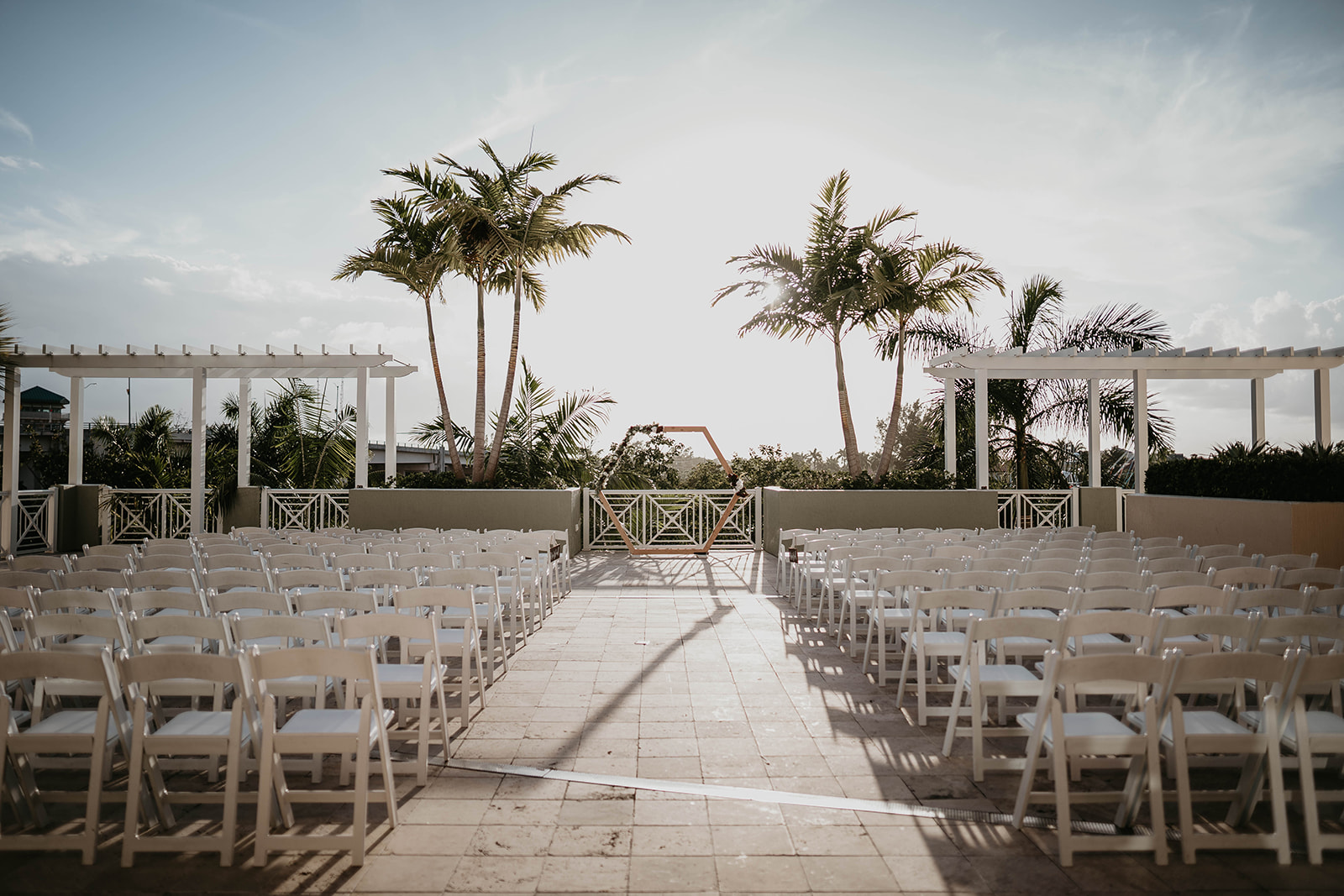 South Florida Greenery Wedding Ceremony Photography