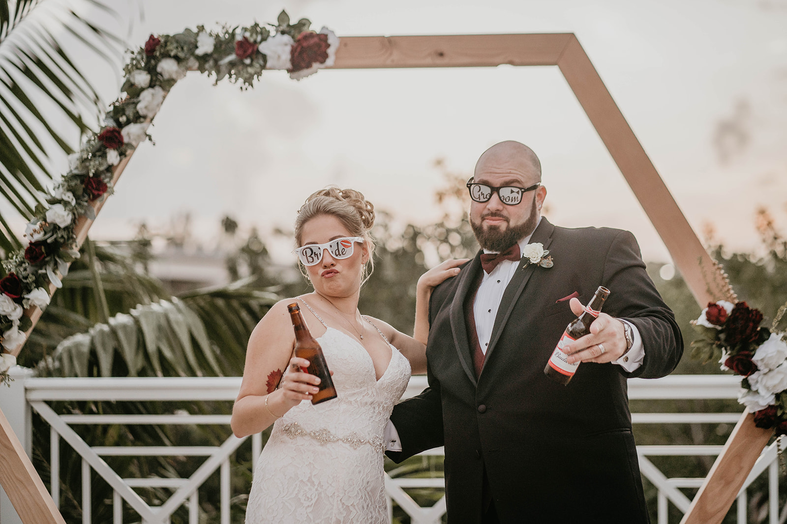 South Florida Greenery Wedding Ceremony Photography