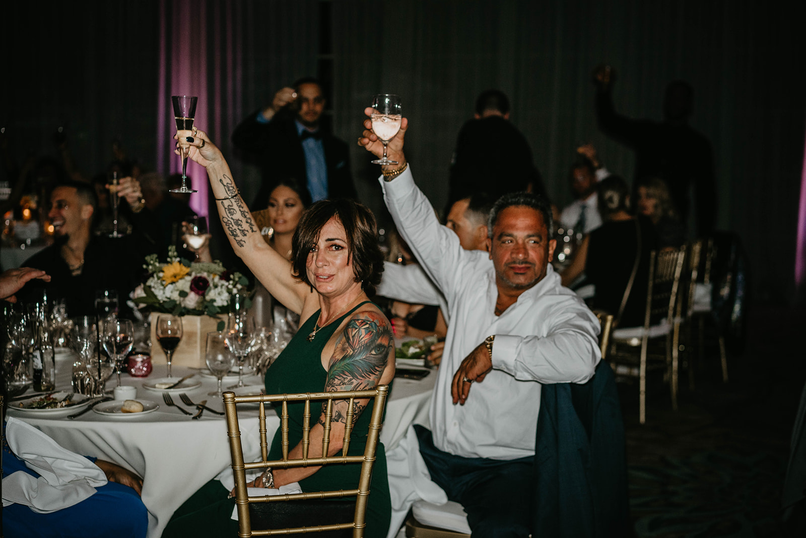 Classic Ballroom Wedding Reception Photography