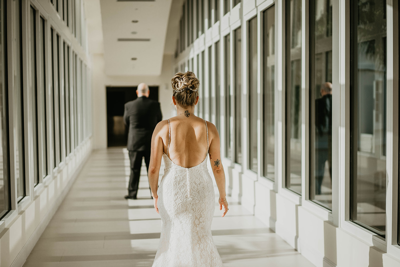 Bright First Look Bride and Groom Wedding Photography
