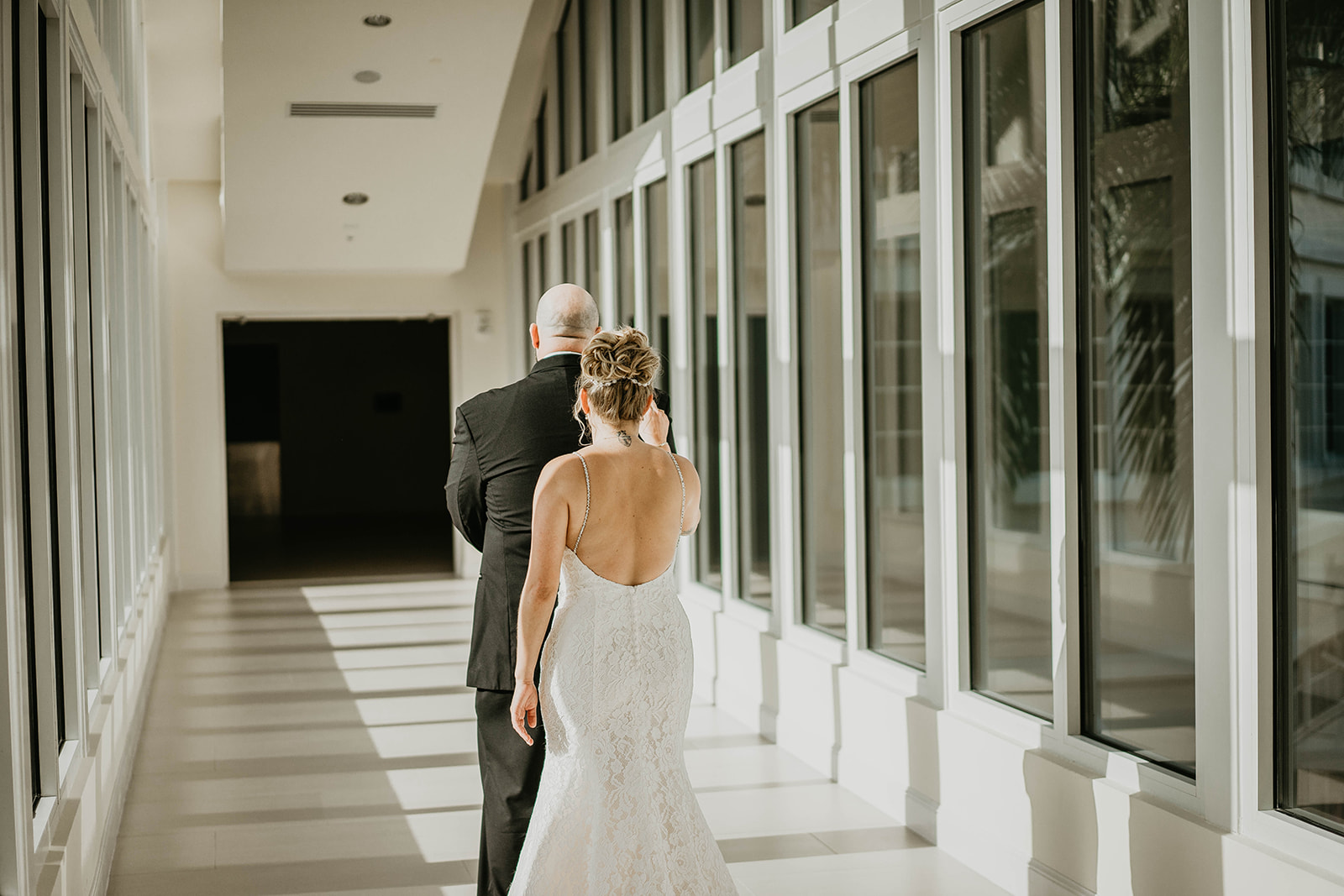 Bright First Look Bride and Groom Wedding Photography