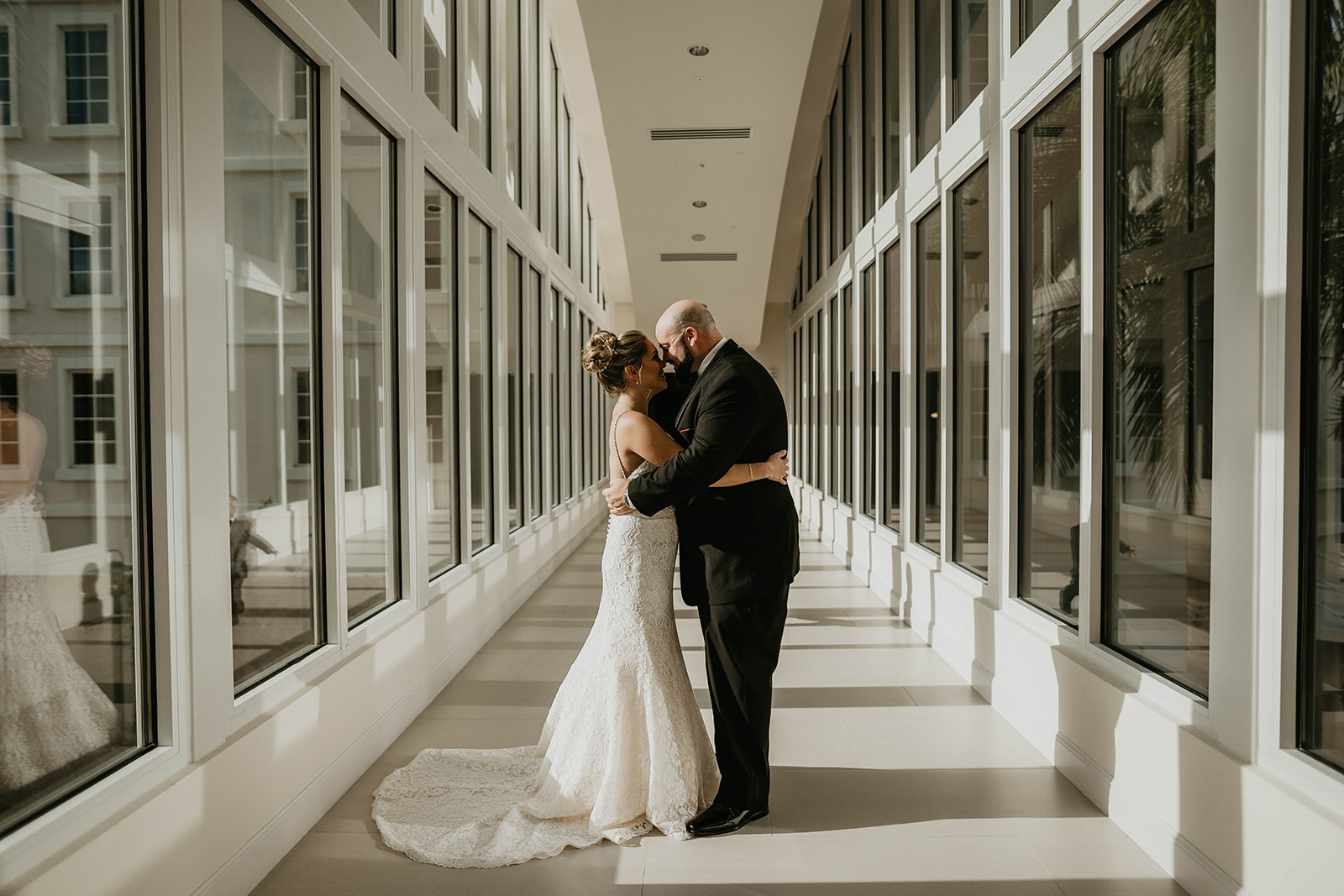 Bright First Look Bride and Groom Wedding Photography