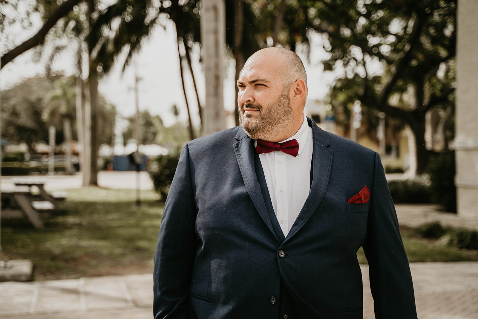 Delray Beach Florida Cornell Art Museum First Look Wedding Photography 