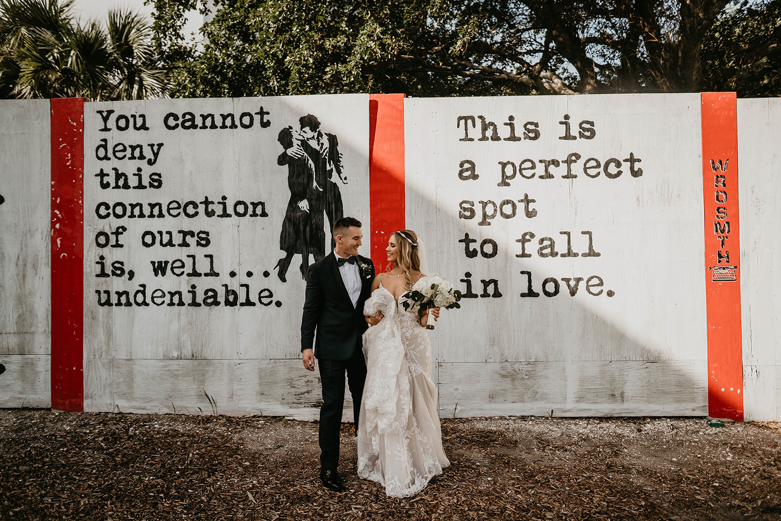 West Palm Beach Florida Bride and Groom Wedding Portrait Photography