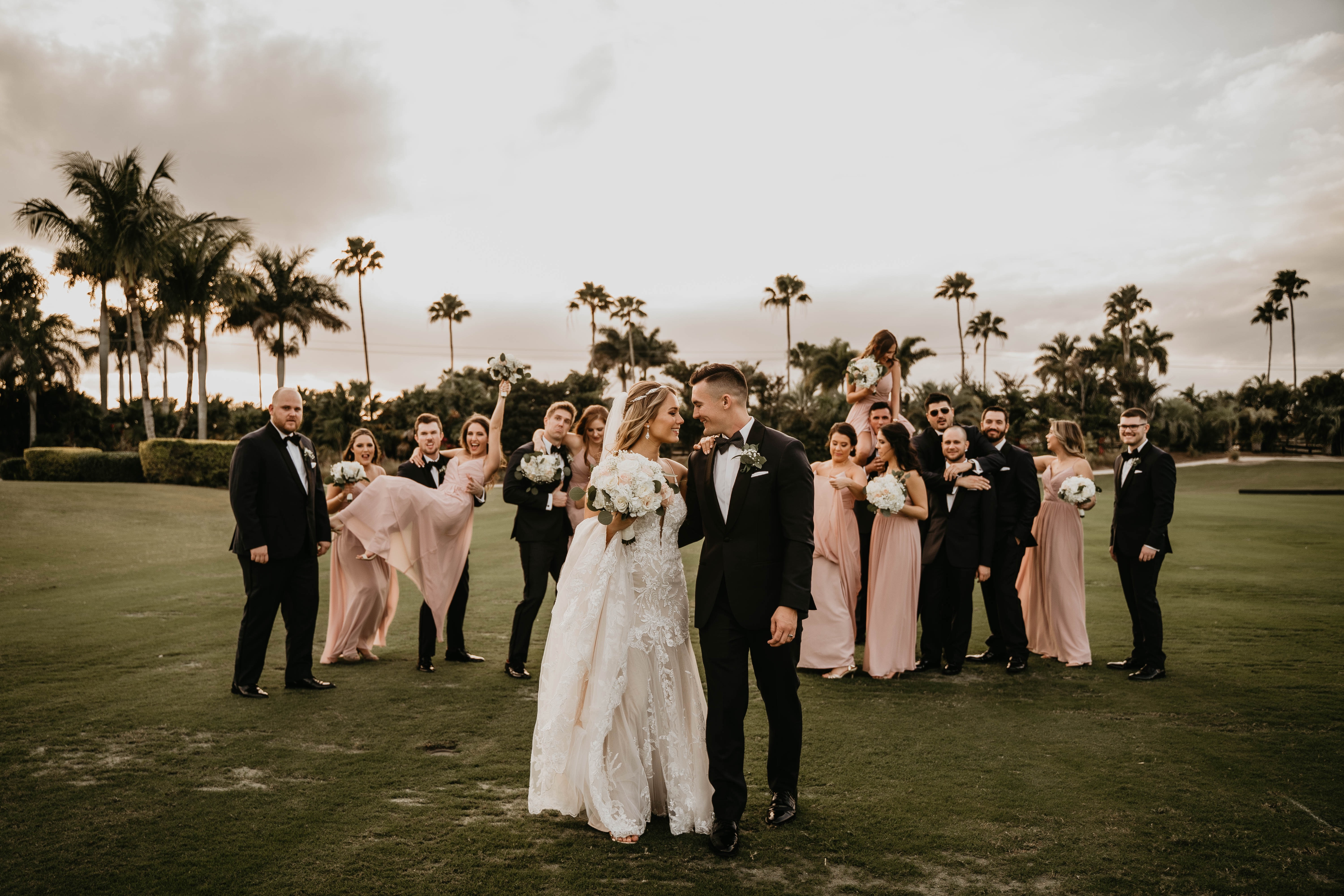 South Florida Bridal Party Portraits Wedding Photography
